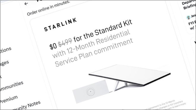 Starlink canada pricing.