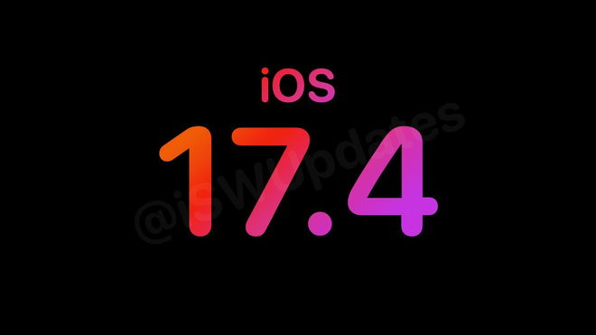 Should I update to iOS 17.4? - An image of the logo of iOS 17.4