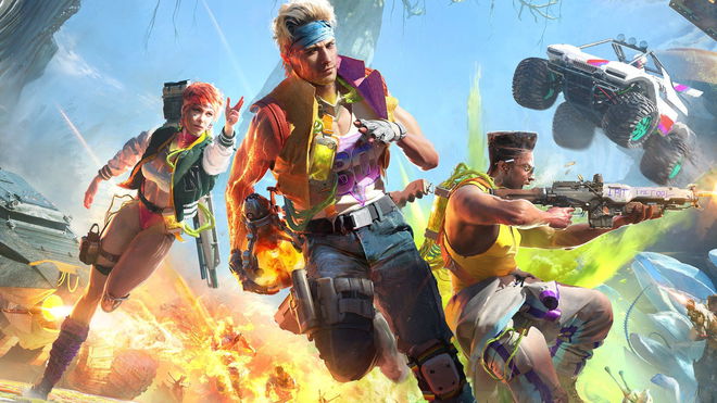 Close up of three characters in ASCENDANT key art 