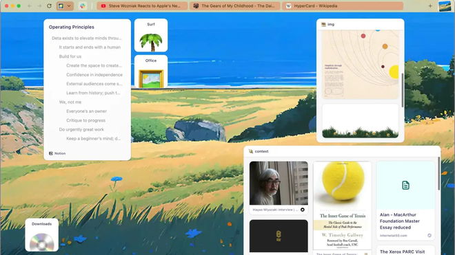 Surf home page