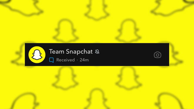 An image of the conversation with Team Snapchat - block them