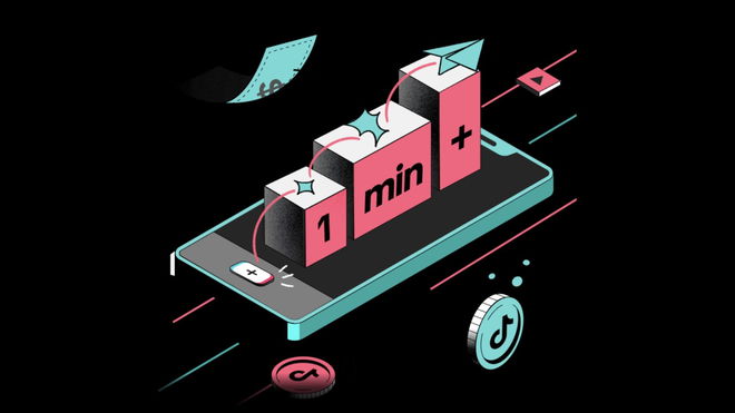 A promo image of the TikTok 1 Minute+ Growth Program
