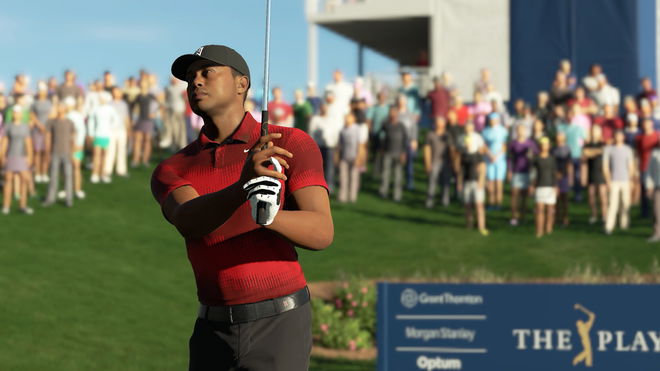 tiger Woods playing a shot - PGA Tour 2K23 connection error