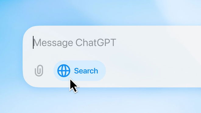 Message chatgpt search