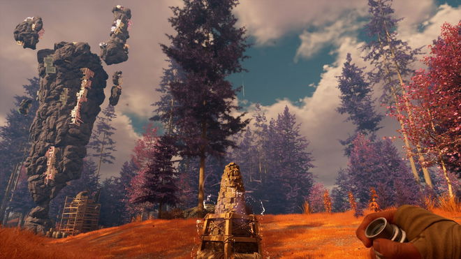 How to find Astrolabe Card in Nightingale - a realm with trees and floating rocks