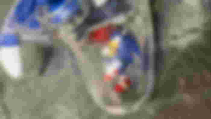 Sonic figure inside the right handle of the REALMz Sonic Speed controller