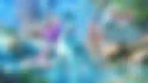 The banner picture for the Secluded Springs expansion for Pokemon Pocket.
