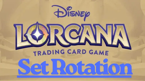 An edited picture of the Disney Lorcana banner.