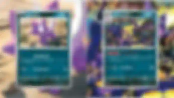 A picture of the Pokemon card, Toxel and Toxtricity.